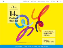 Tablet Screenshot of festivaldelsole.it